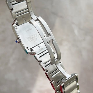 Cartier Tank Francaise Small 20 x 25 mm SS White Roman Dial