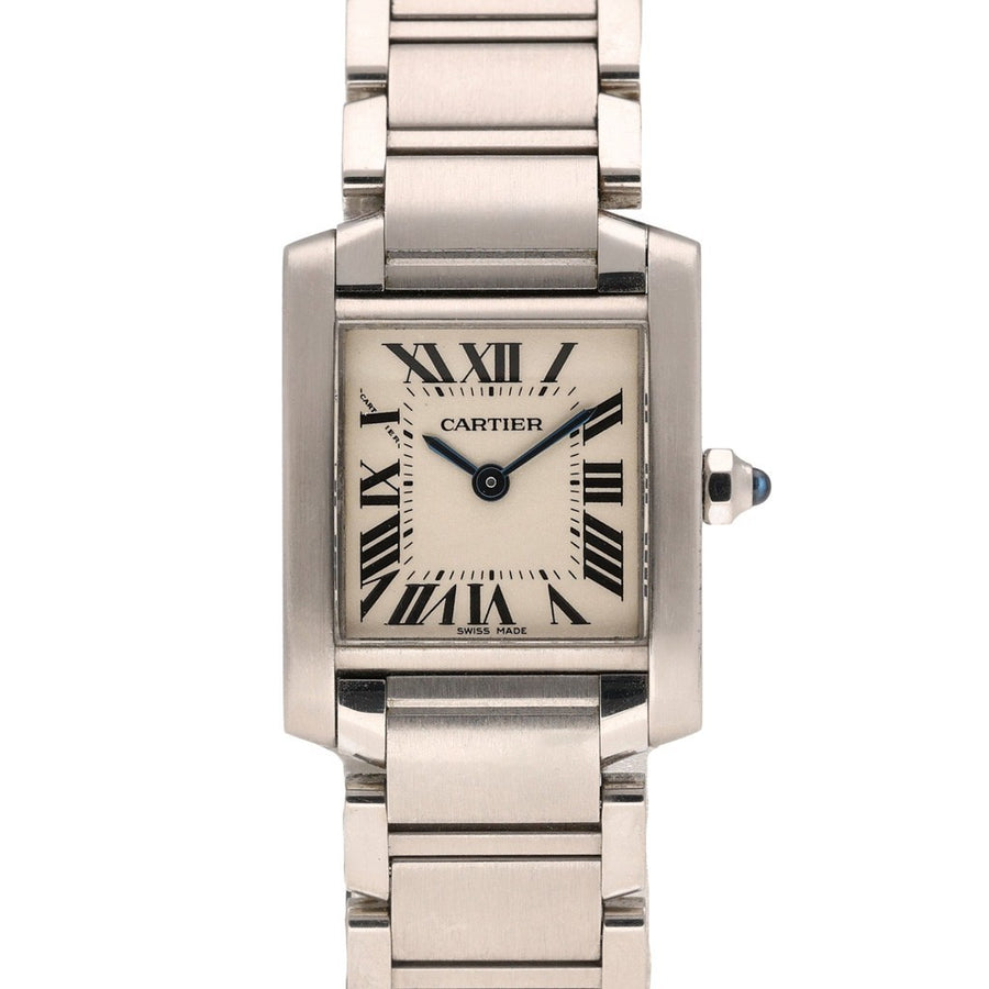 Cartier Tank Francaise W51008Q3 Ladies 20mm Quartz Bracelet Watch